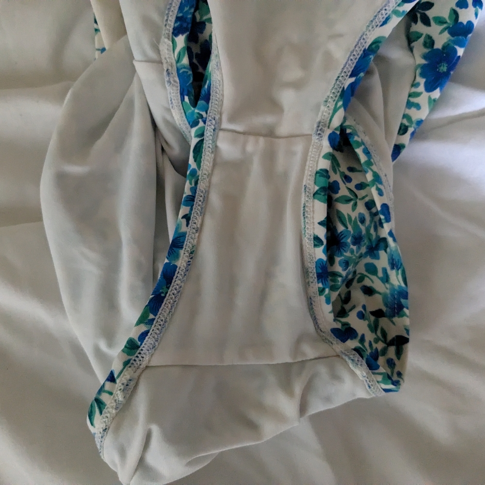 J Crew Mayapple Blue Cottage Floral Bikini Swim Bottom - Picture 7 of 7